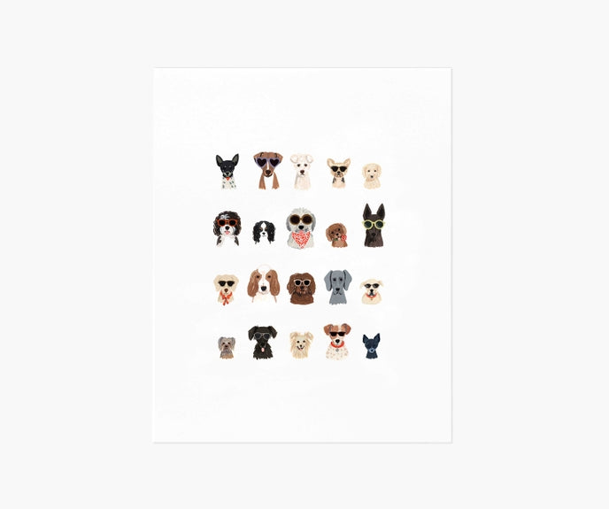 Rifle Paper Co 8x10 Art Print - Dog Days of Summer