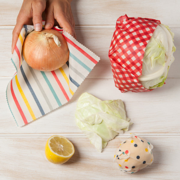 Beeswax Cloth Set of 3 - Fresh Fruit 1 Set