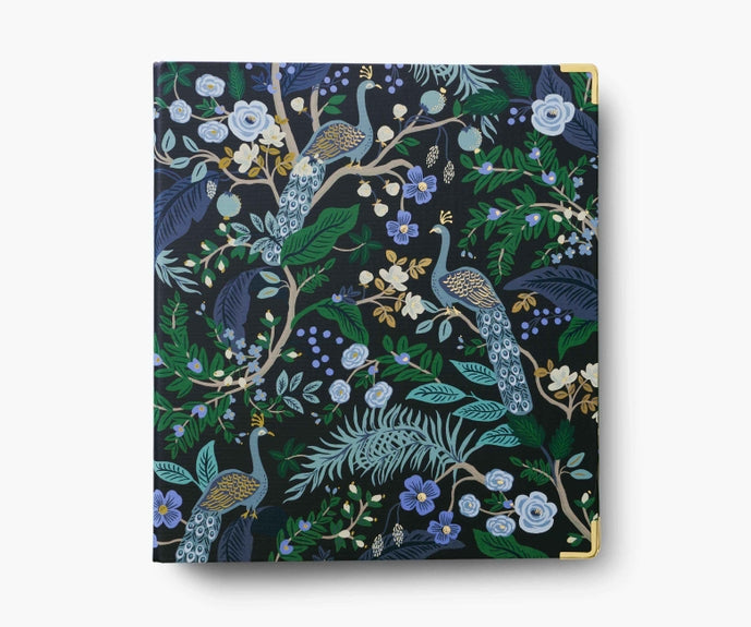Rifle Paper Co Classic Binder - Peacock