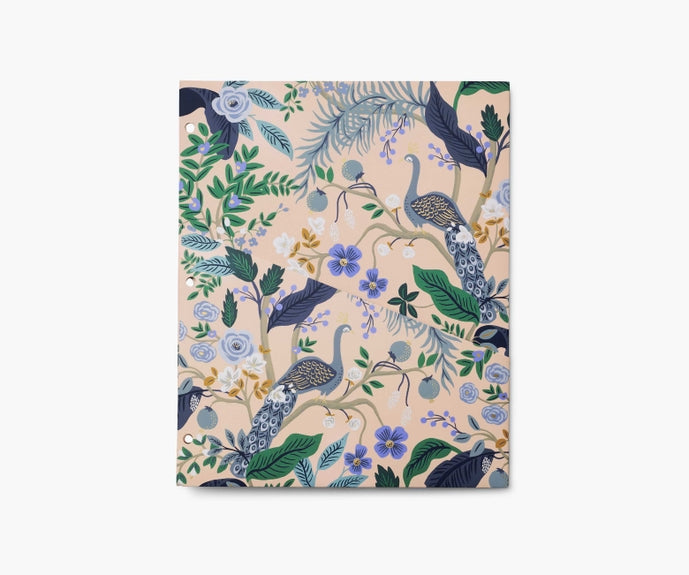 Rifle Paper Co Classic Binder - Peacock