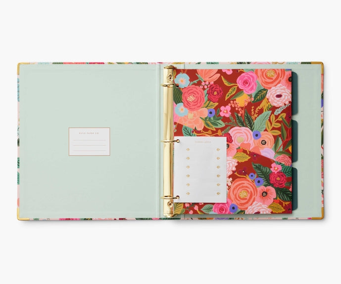 Rifle Paper Co Classic Binder - Garden Party