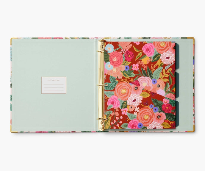 Rifle Paper Co Classic Binder - Garden Party