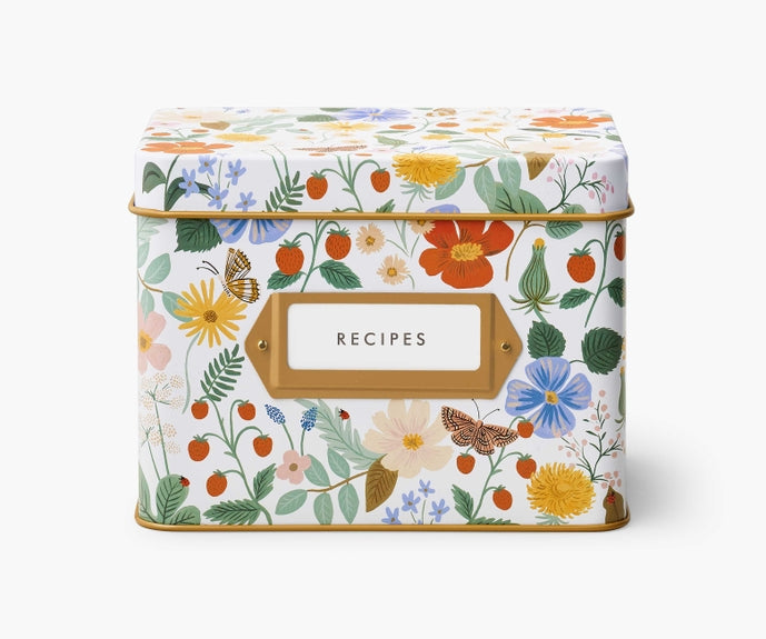 Rifle Paper Co Recipe Box - Strawberry Fields