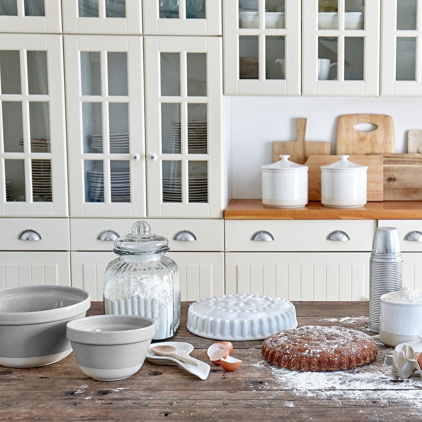 Fattoria Medium Mixing Bowl - Grey