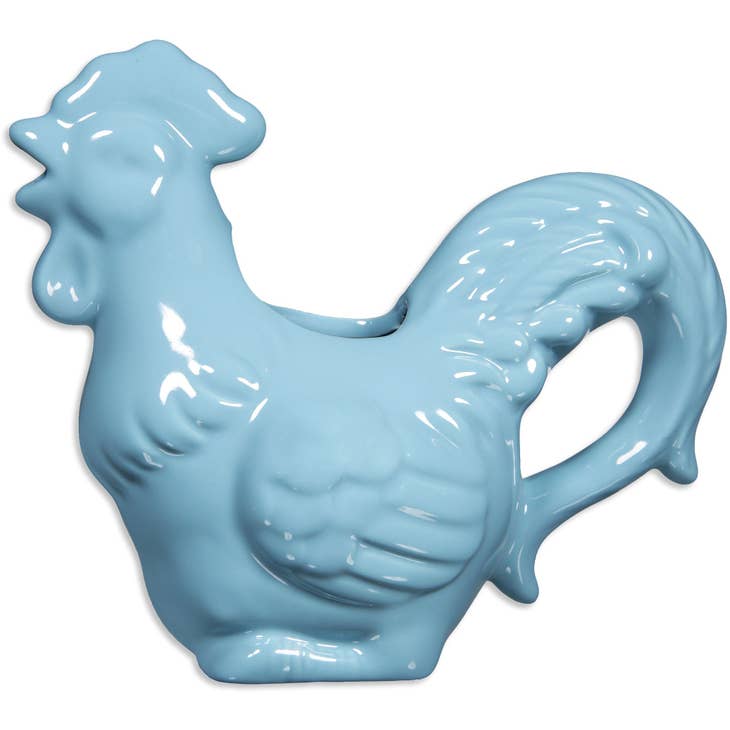 Rooster Creamer - Aqua