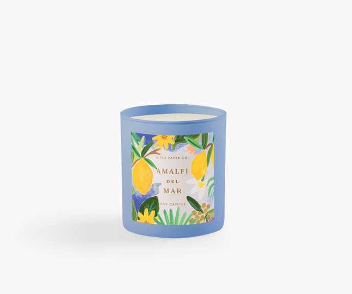 Rifle Paper Co Glass Candle - Amalfi del Mar