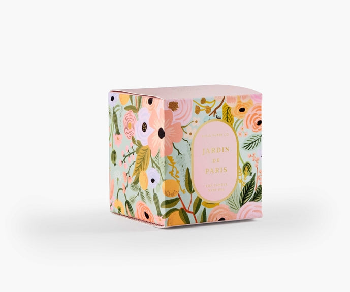 Rifle Paper Co Glass Candle - Jardin de Paris