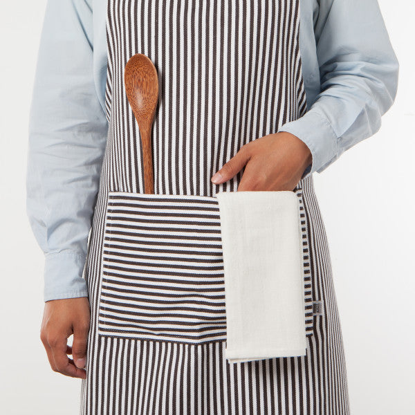 Chef Apron - Pinstripe Black