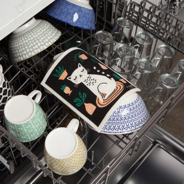Swedish Dishcloth - Cat Nap