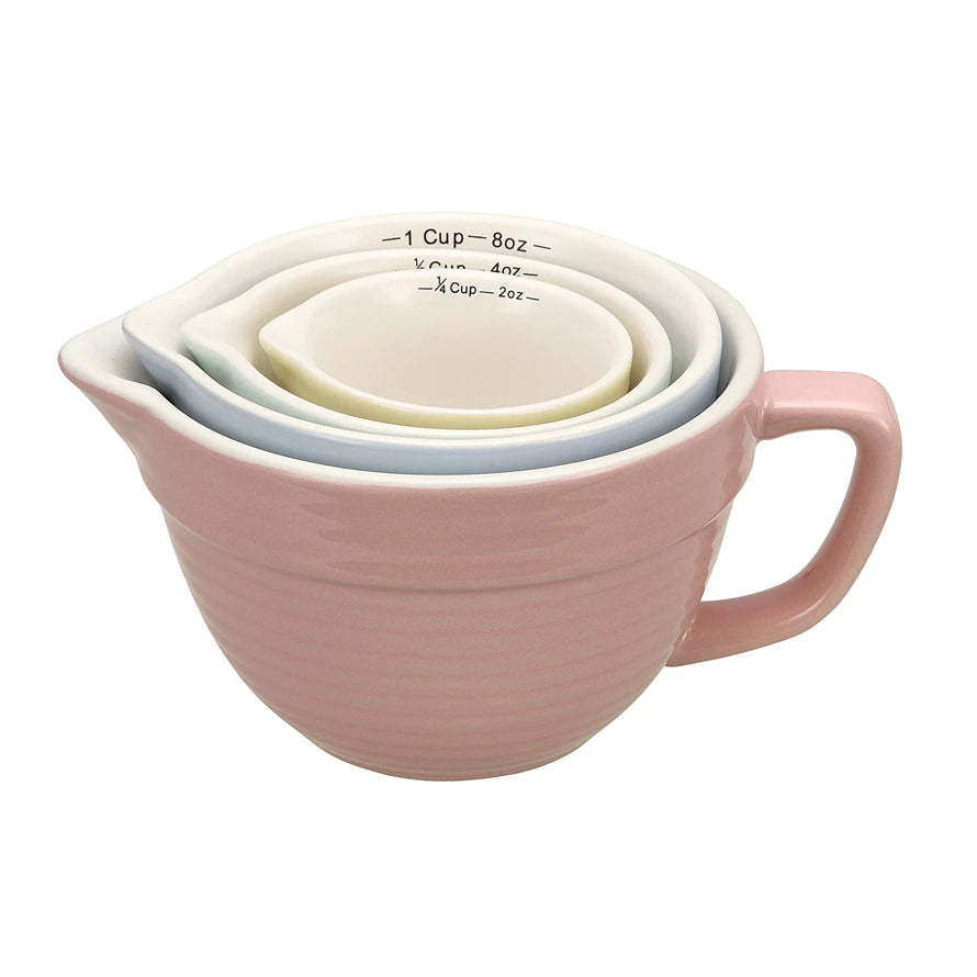 Batter Bowl Measuring Cups - Pastels