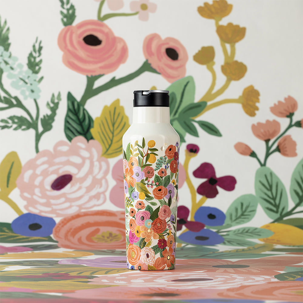 Rifle Paper Co x Corkcicle Sport Canteen - Garden Party