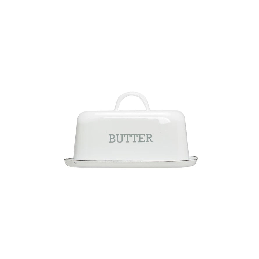 Enamel Butter Dish