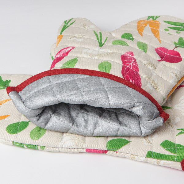 Pot Holder Oven Mitt Set - Veggies