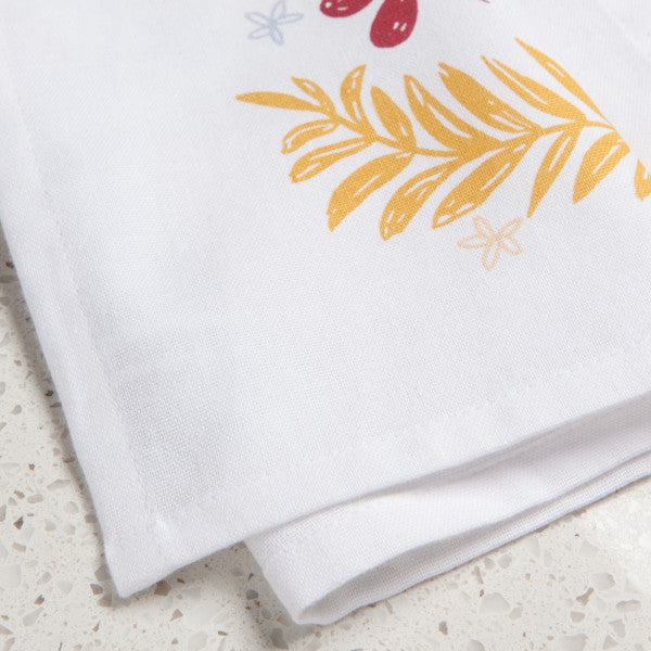Hedge Hugs Tea Towel