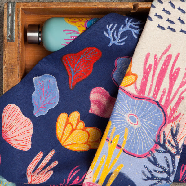 Neptune Pattern Tea Towel