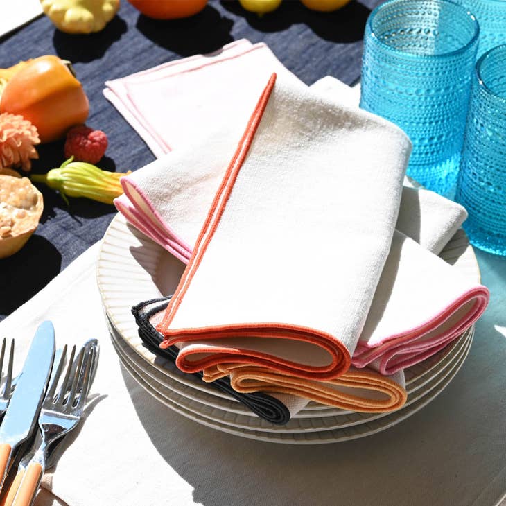 Rainbow Burlap Napkin