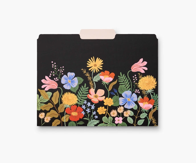 Rifle Paper Co File Folder Set - Strawberry Fields