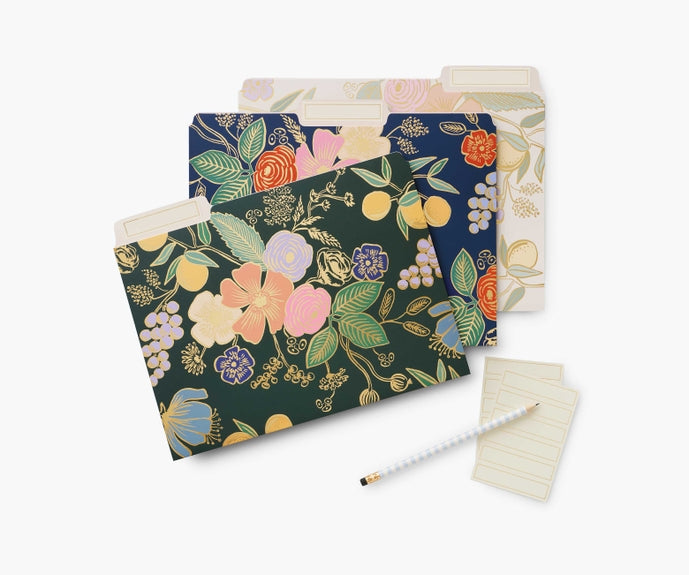 Rifle Paper Co File Folder Set - Colette