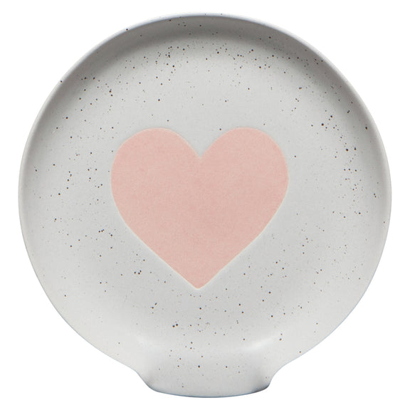 Spoon Rest - Glaze Heart