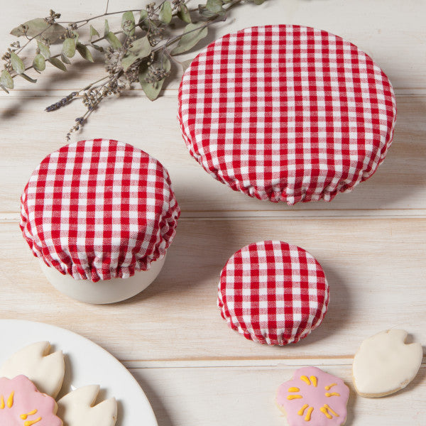 Mini Bowl Covers Set of 3 - Gingham