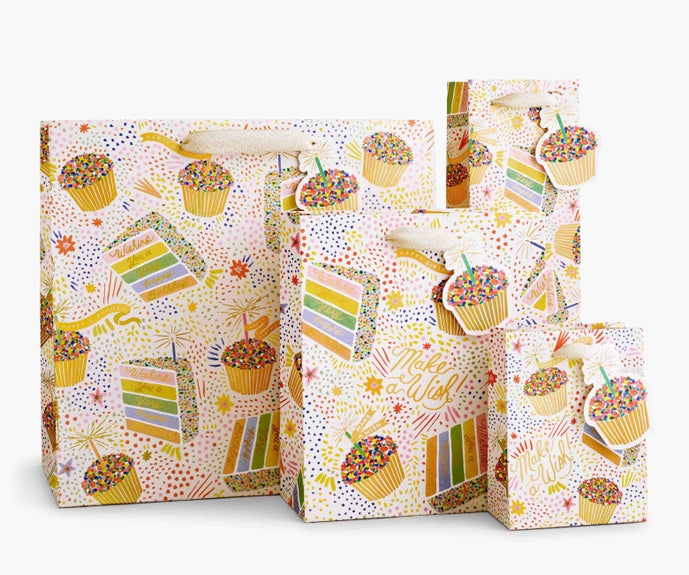 Rifle Paper Co Small Gift Bag - Birthday Cake