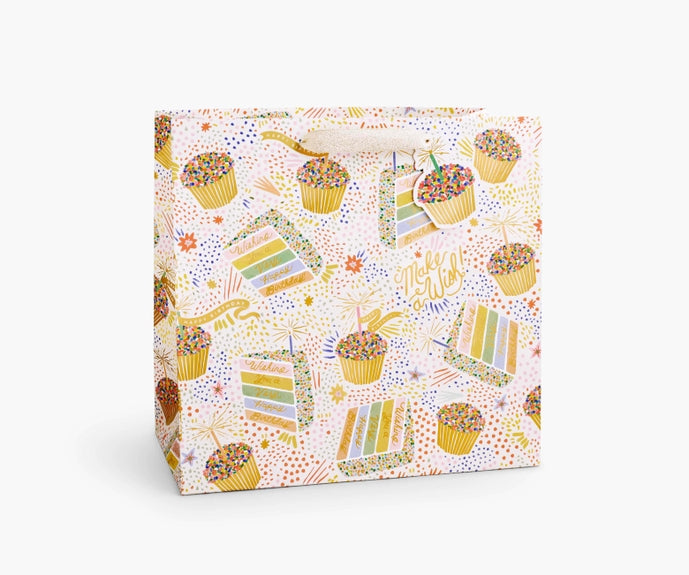 Rifle Paper Co Large Gift Bag - Birthday Cake