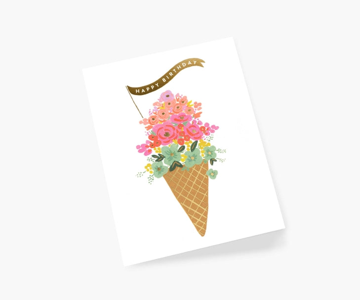 Rifle Paper Co Card - Ice Cream Birthday