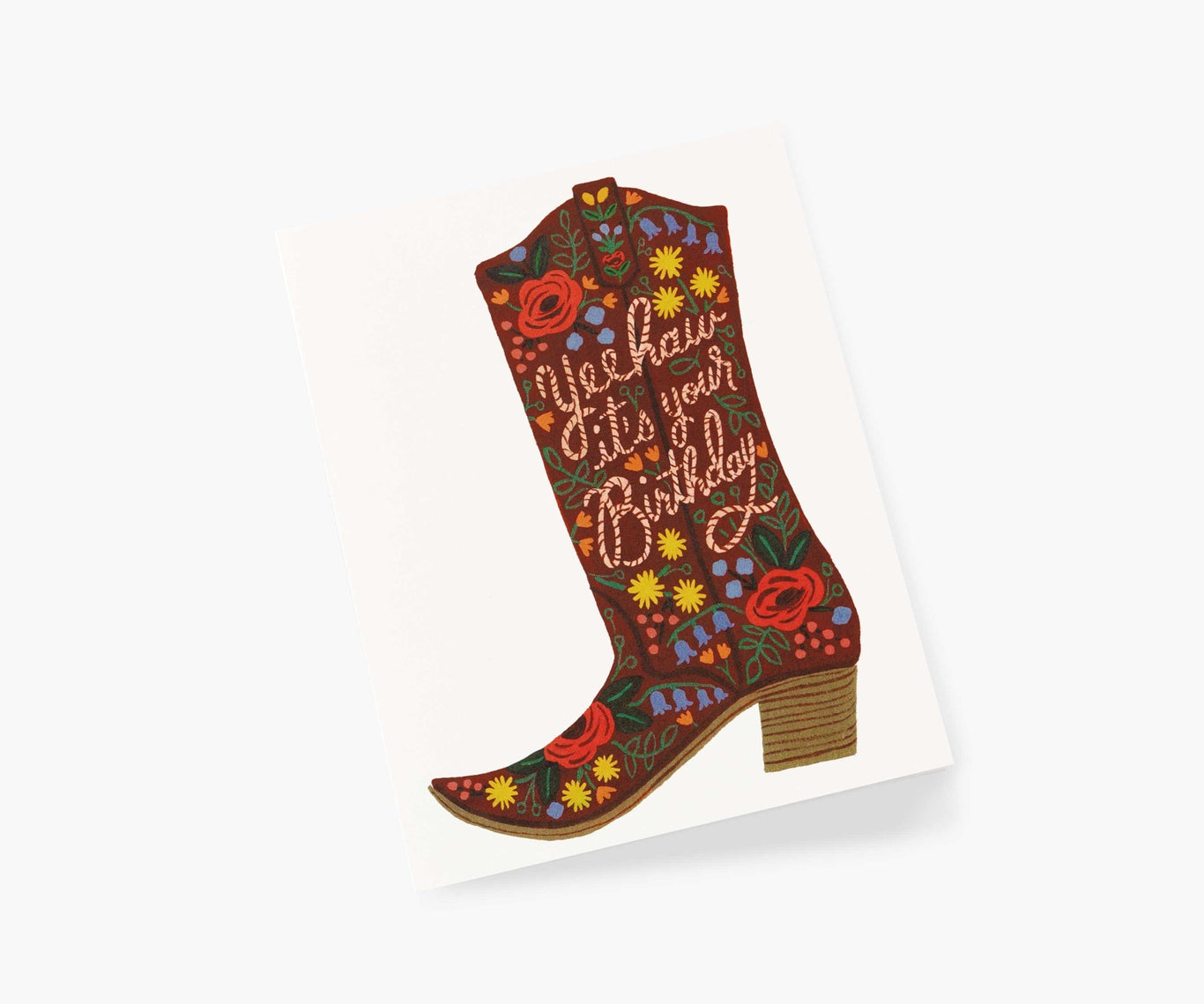 Rifle Paper Co Card - Birthday Boot