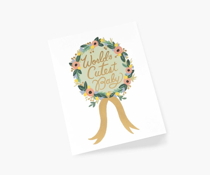 Rifle Paper Co Card - World's Cutest Baby
