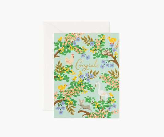 Rifle Paper Co Card - Forest Congrats