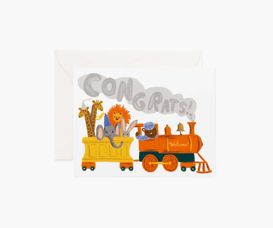 Rifle Paper Co Card - Little Engine Congrats