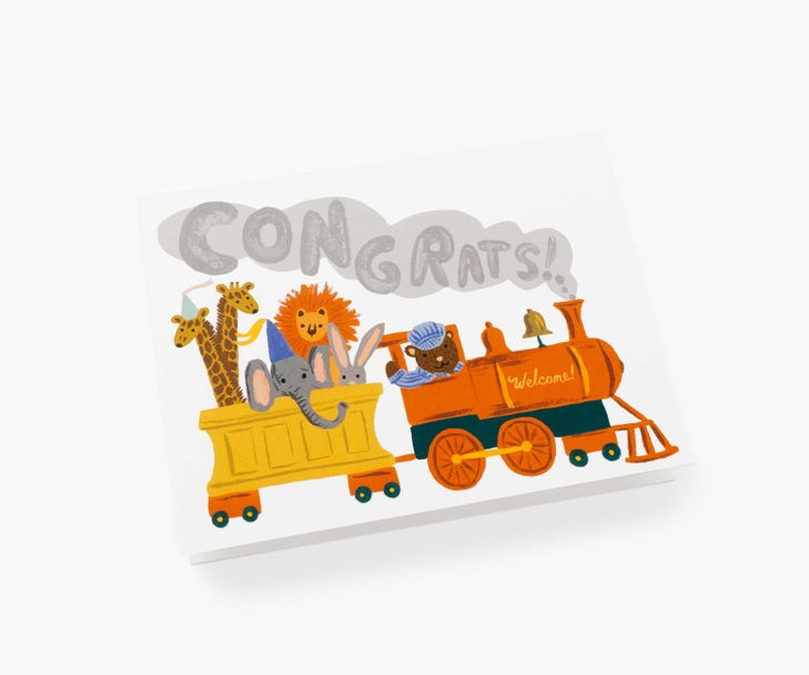 Rifle Paper Co Card - Little Engine Congrats