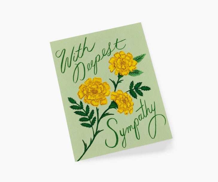Rifle Paper Co Card - Marigold Sympathy