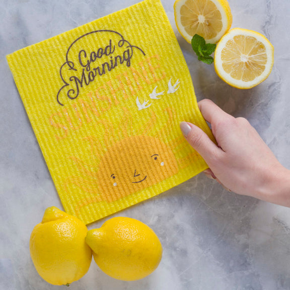 Swedish Dishcloth - Good Morning Sunshine
