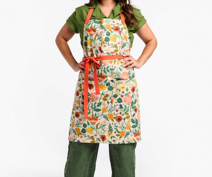 The Essential Apron - Rifle Paper Co Poppy Fields