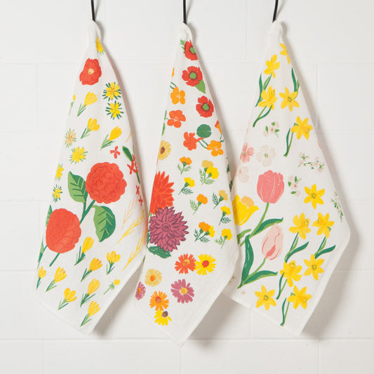 Bakers Floursack Set - Flowers of the Month