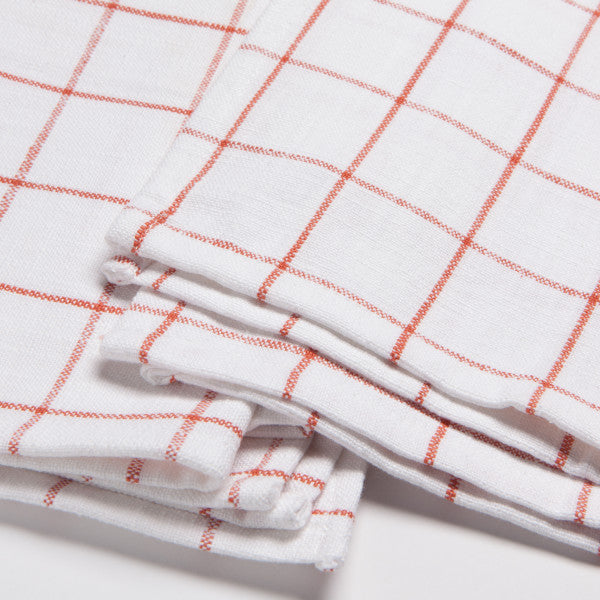 Vintage Heirloom Tea Towels - Clay