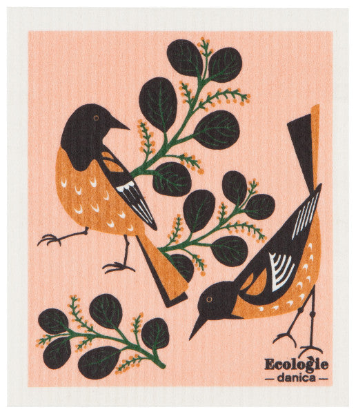 Swedish Dishcloth - Orioles