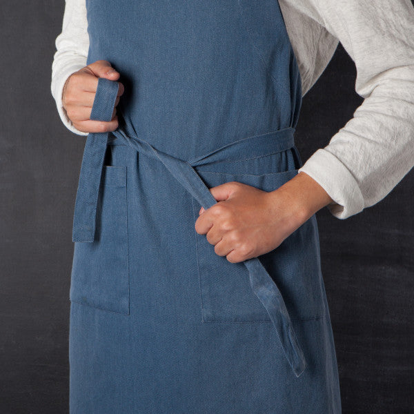 Heirloom Apron - Midnight Blue