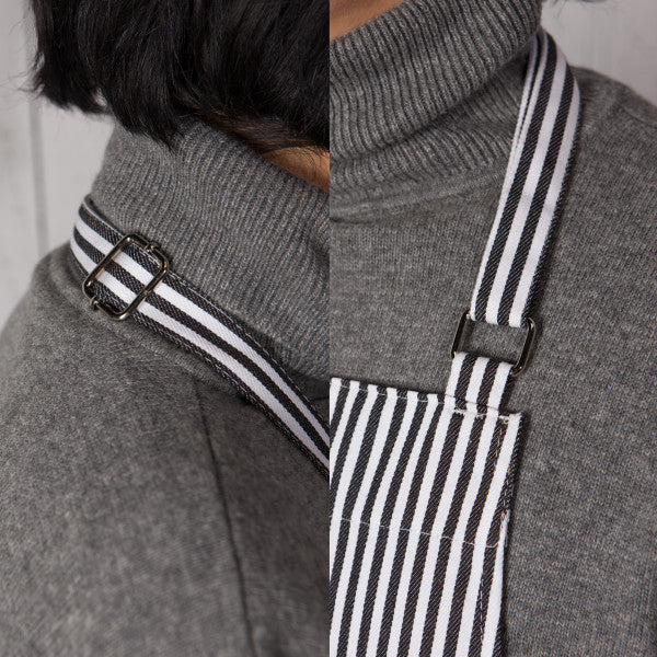 Chef Apron - Pinstripe Black