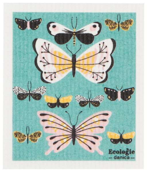 Swedish Dishcloth - Butterflies