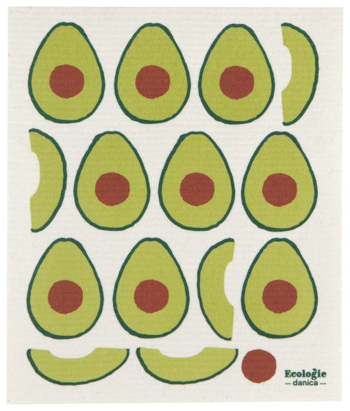 Swedish Dishcloth - Avocados