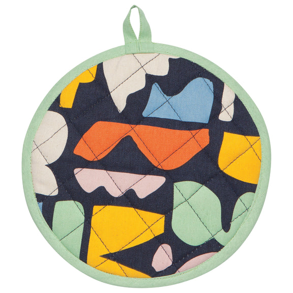 Pot Holder Oven Mitt Set - Doodle