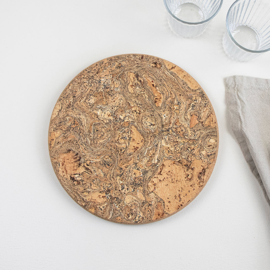 Natural Cork Trivet - Medium