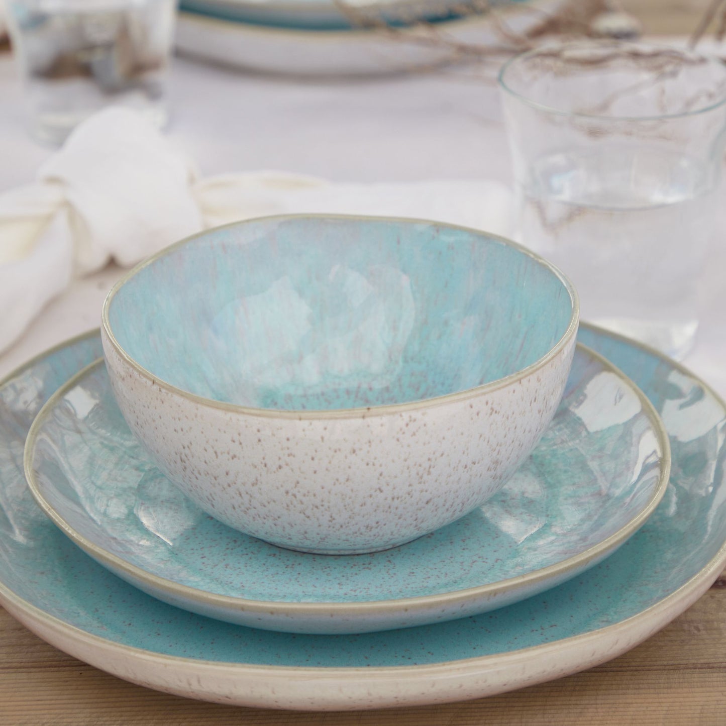 Eivissa 5pc Place Setting - Sea Blue