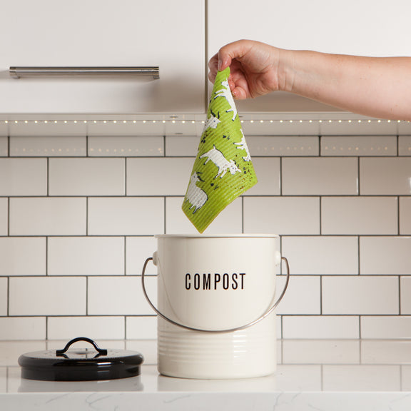 Swedish Dishcloth - Goats