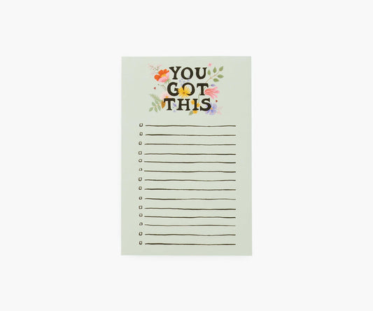 Rifle Paper Co Notepad - You Got This