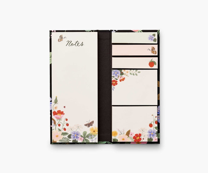 Rifle Paper Co Sticky Note Folio - Strawberry Fields