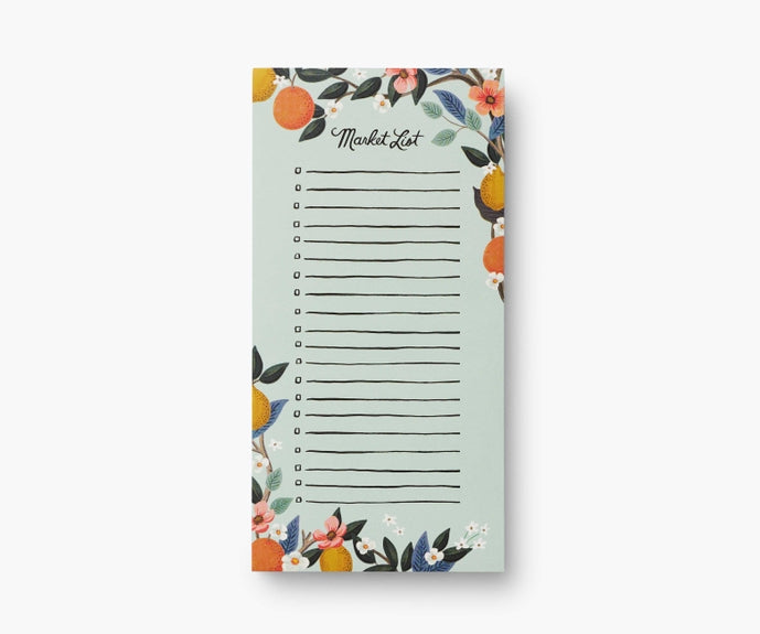 Rifle Paper Co Market Pad - Citrus Grove