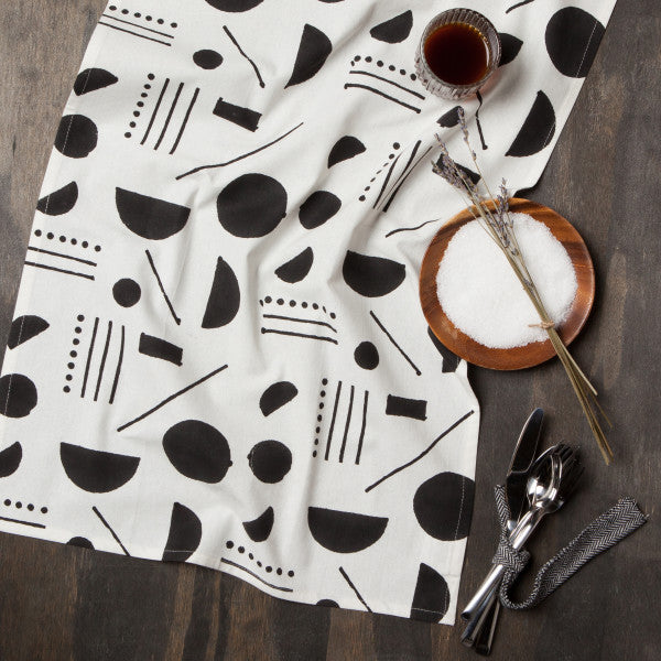 Domino Block Tea Towel
